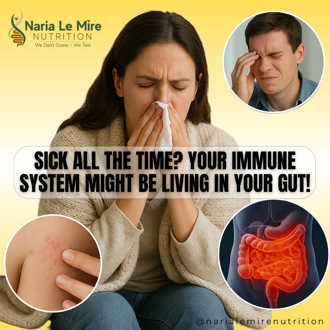 If you feel like you're always catching a cold, constantly fighting sinus infections, or you take forever to recover from even mild bugs… It’s time to stop blaming your immune system. Because chances are… your gut is what needs help.