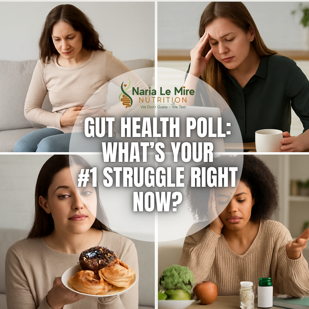  I'm working on a FREE June resource to help you feel lighter, clearer, and more in control of your health — but I want it to be tailored to what you need most.
