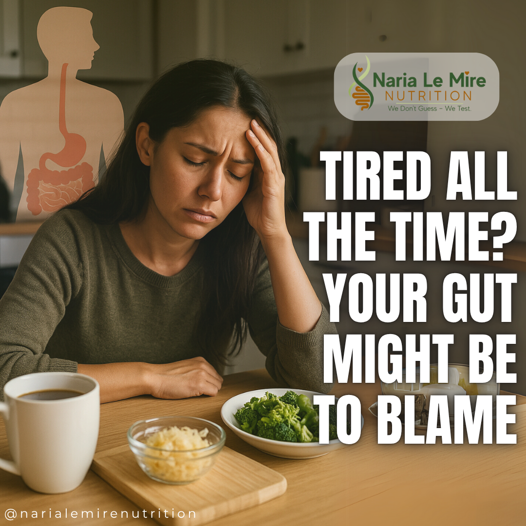 “Feeling tired all the time isn’t just ‘part of adulting’... it could be your gut crying out for help.” We’ve normalized exhaustion like it’s a badge of honor… but let’s keep it real: Just because burnout is common doesn’t mean it’s normal.