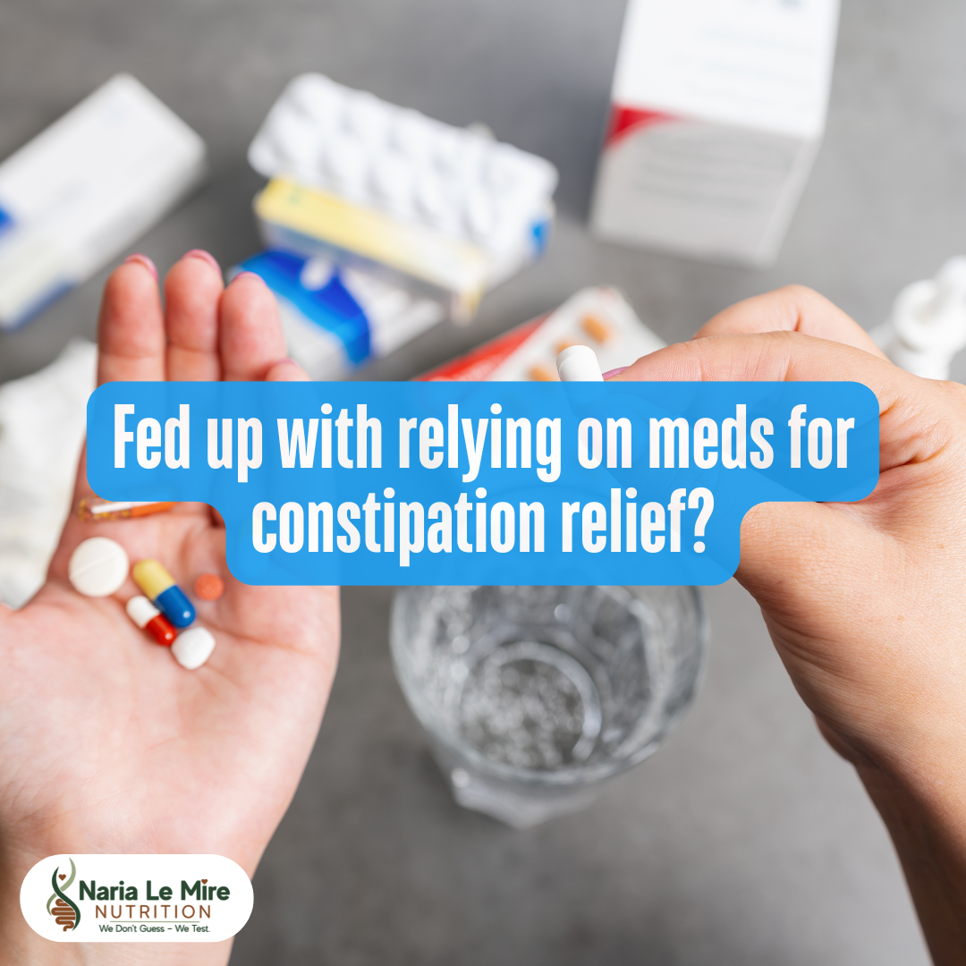 Fed up with relying on meds for constipation relief?