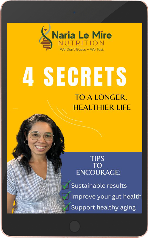 Contact Naria Le Mire Nutrition to get a free guide about healthy living