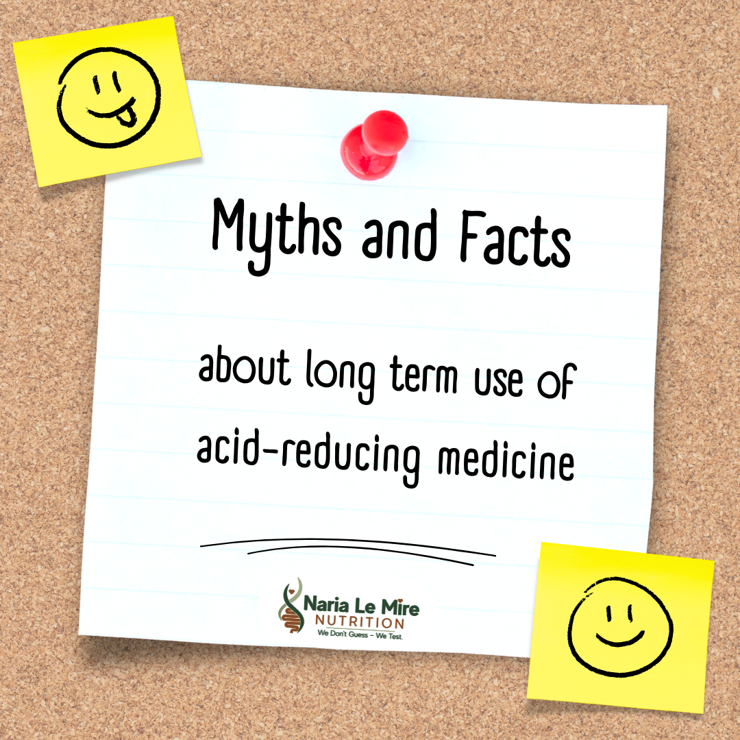 Myths and facts about acid-reducing medication!